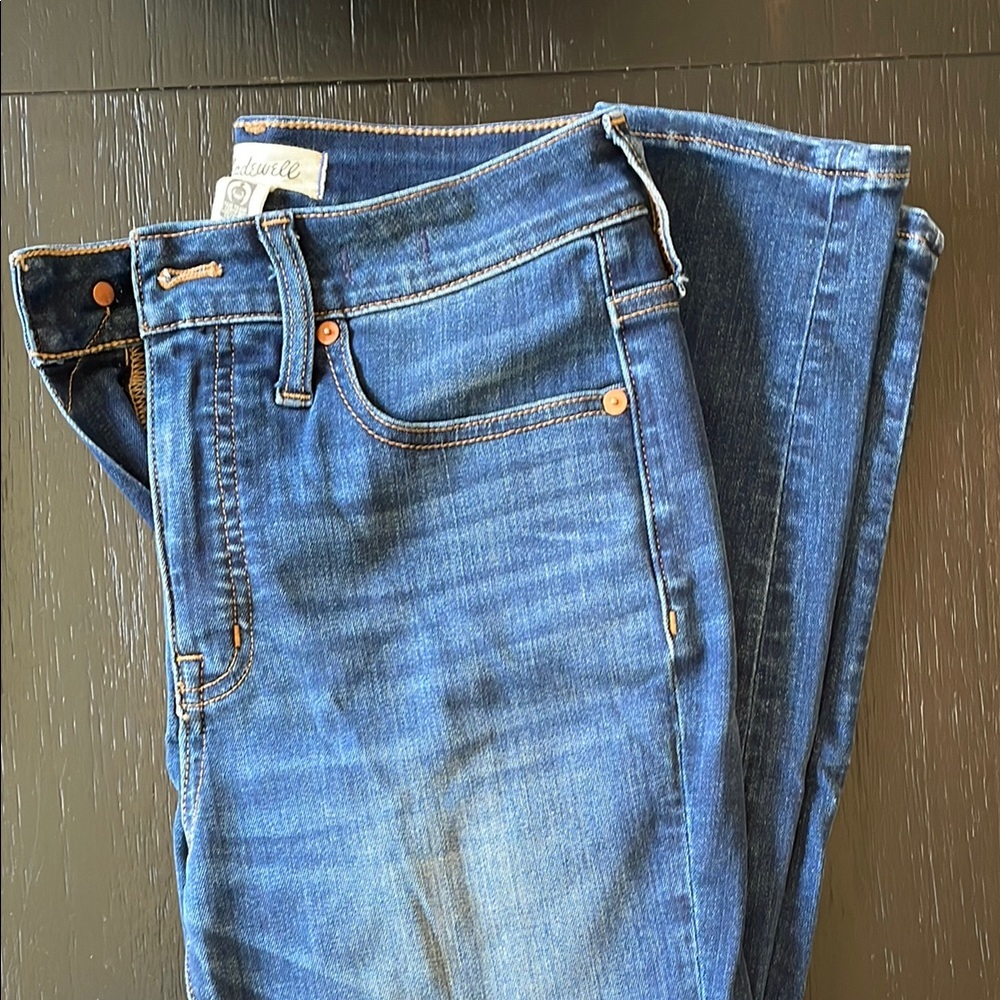 Madewell Blue Skinny Jeans with Soft Denim